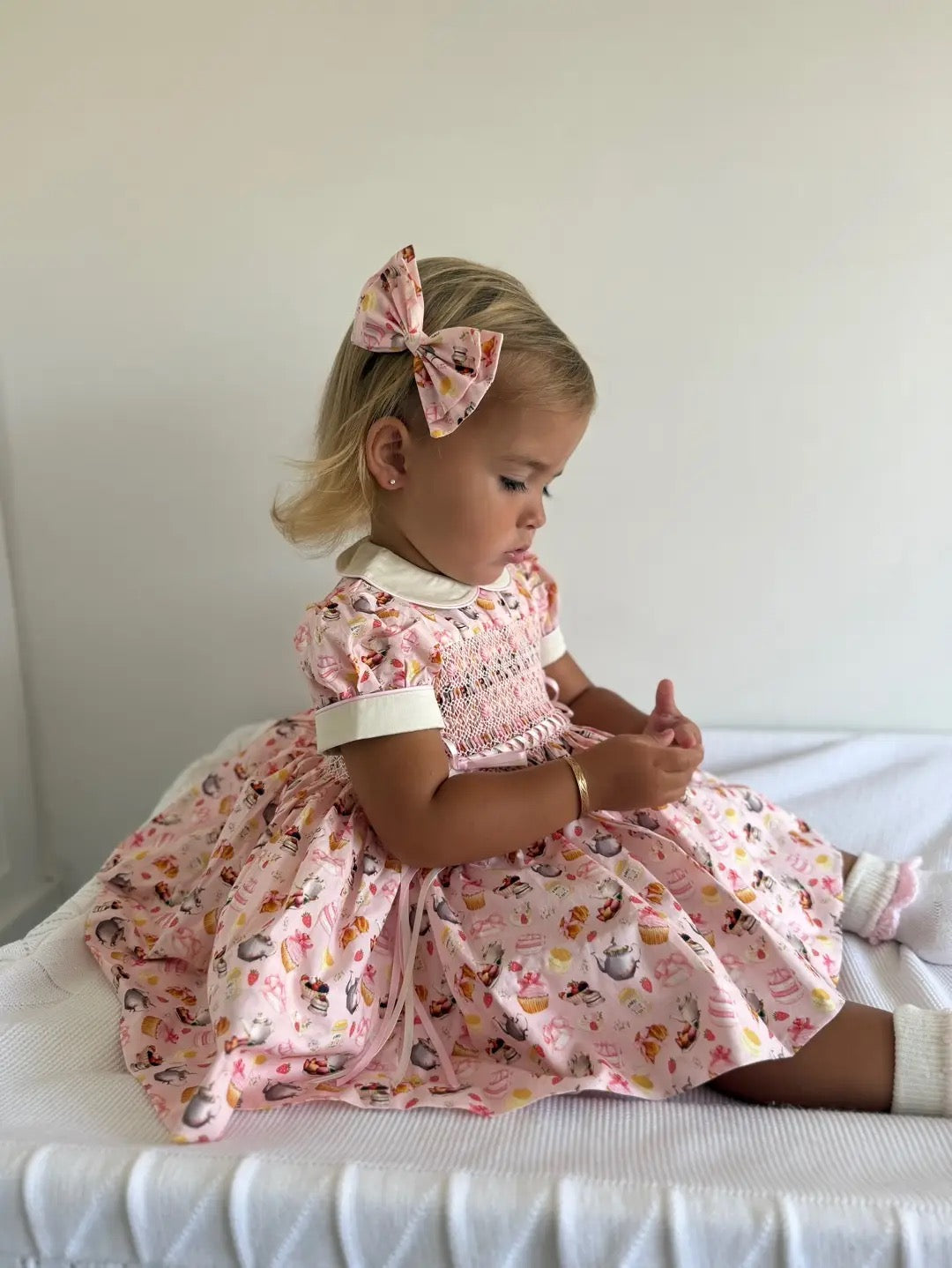 Afternoon Tea Smocked Back & Front Dress