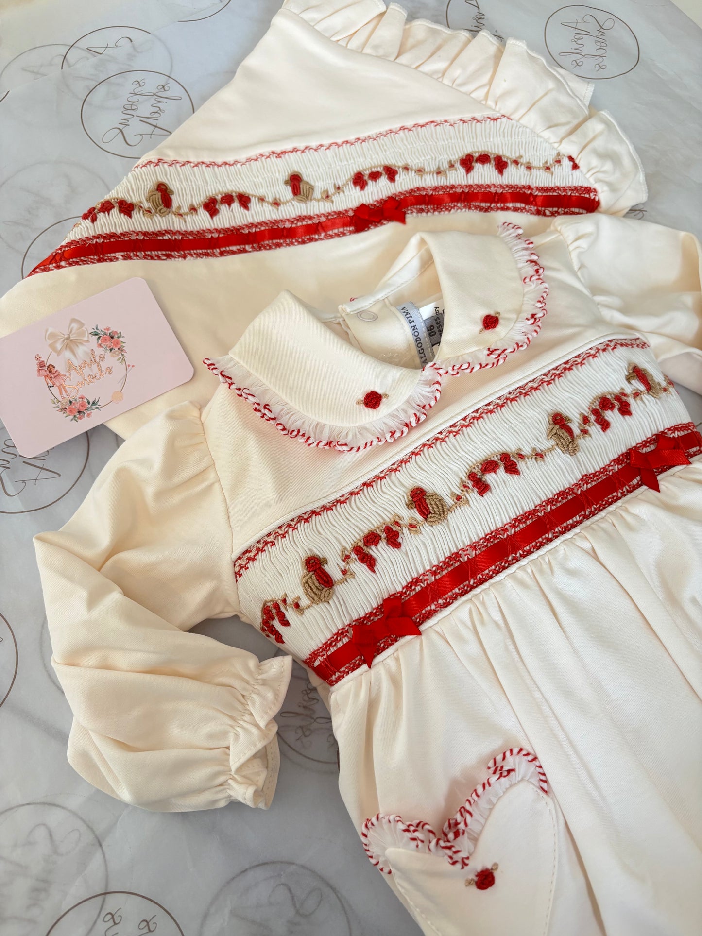 Girls Long Sleeve Robin Bubble Romper (With Or Without Blanket)