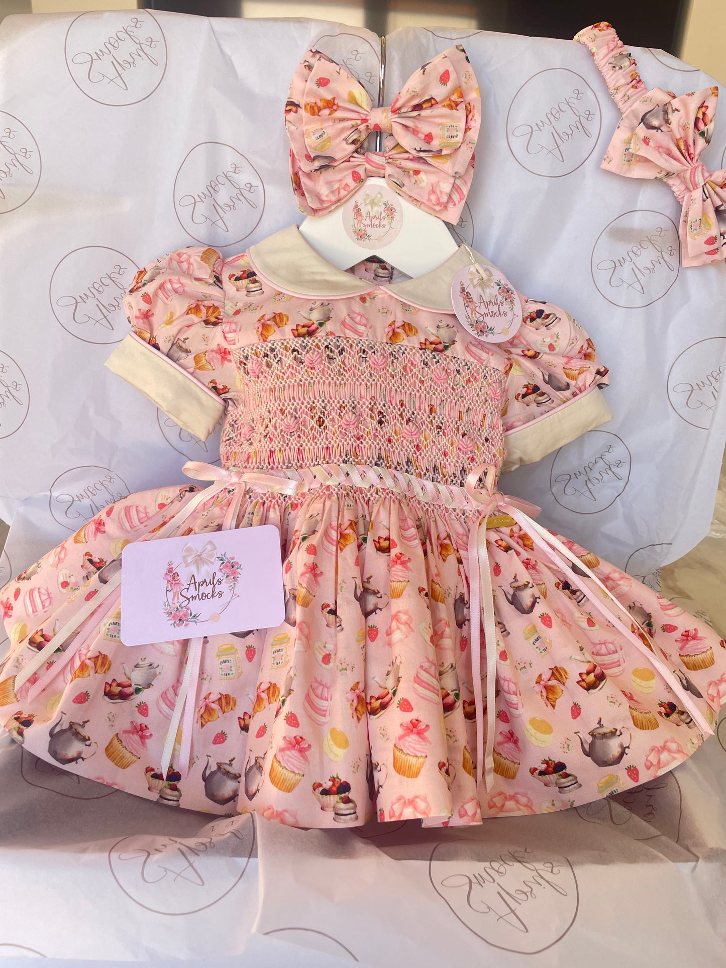 Afternoon Tea Smocked Back & Front Dress