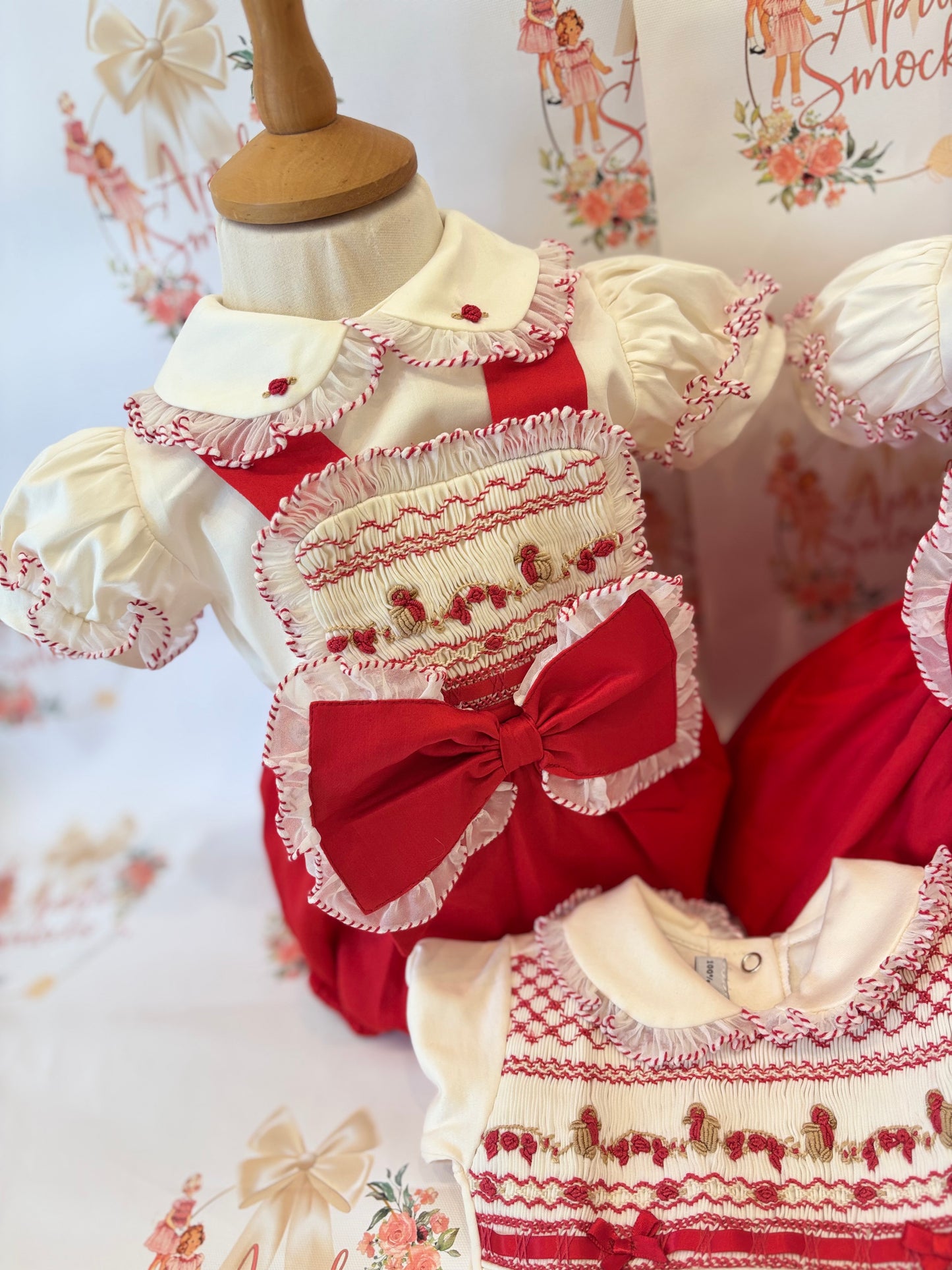 Luxe Red Robin Romper
