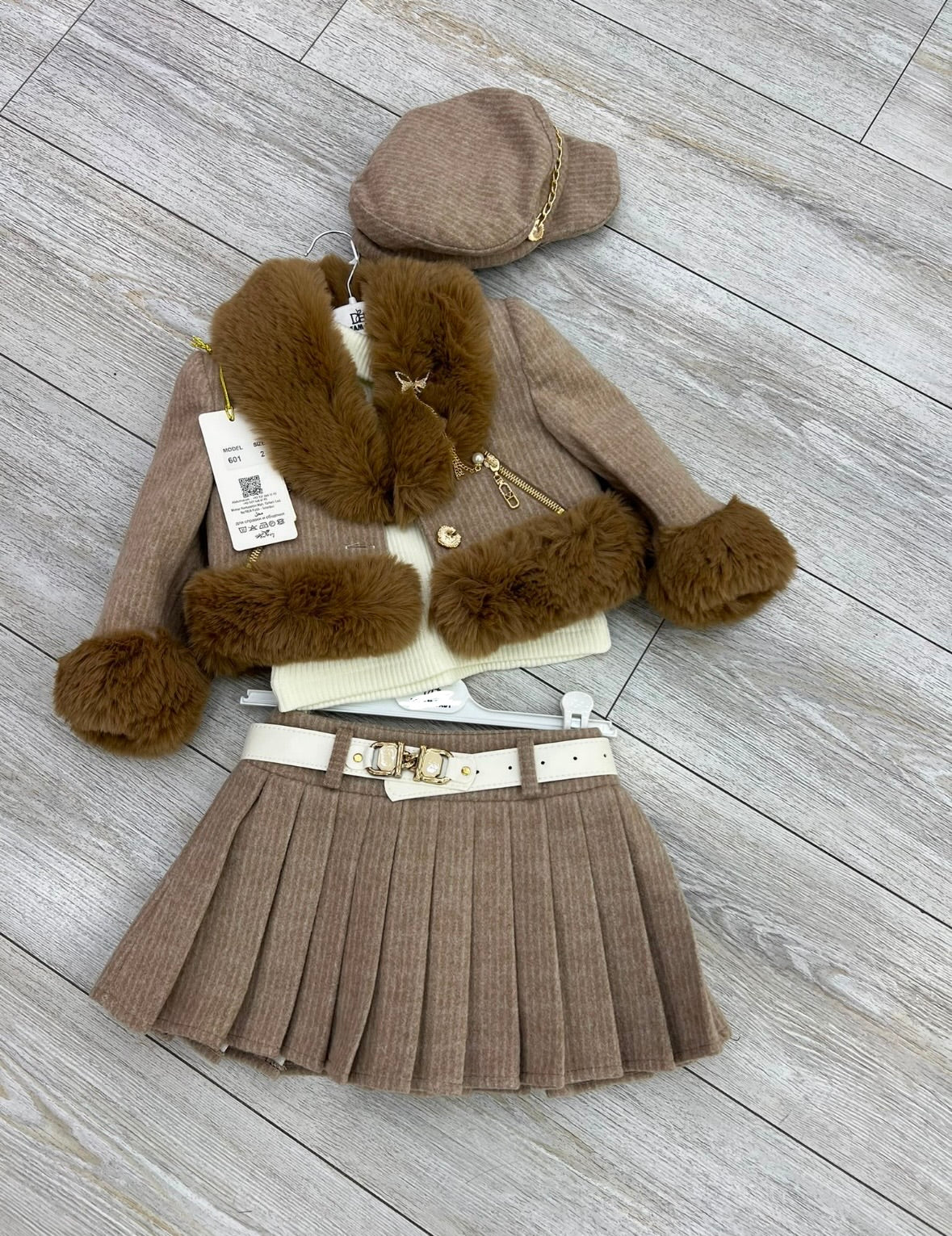 4 Piece Skirt And Coat Set (Preorder 4/9/26)