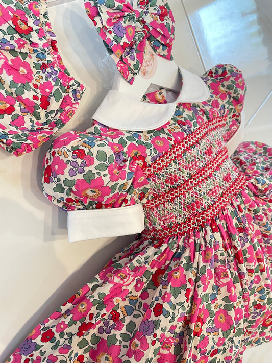 Liberty Floral Smocked Front & Back Dress