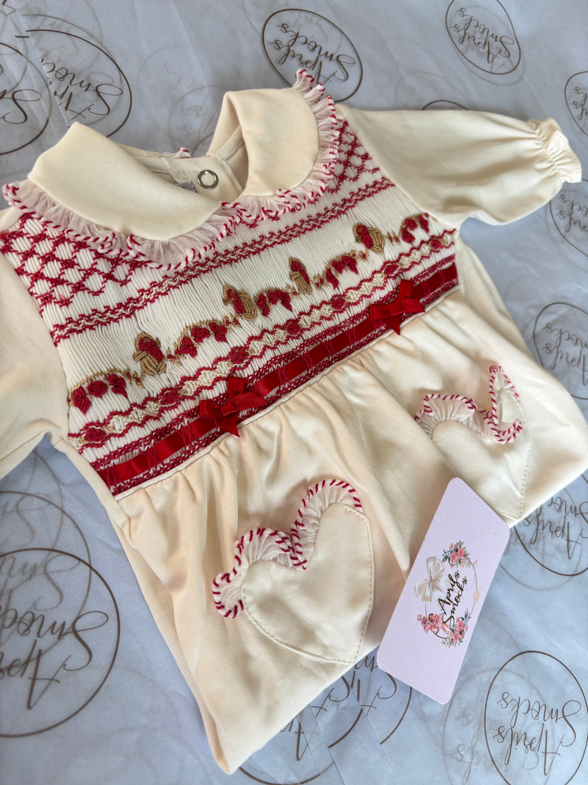 Girls Pima Cream Robin Baby Grower