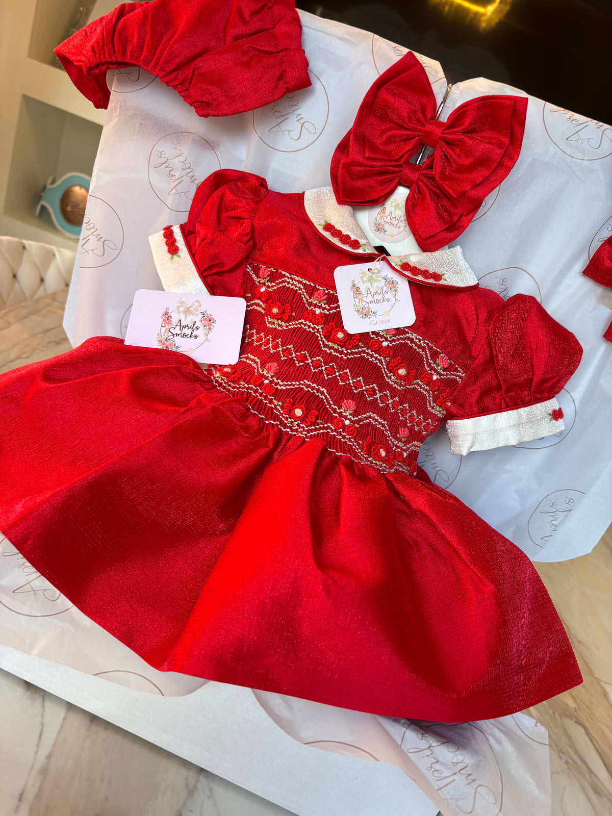 Sparkle Berry Red Shimmer Dress
