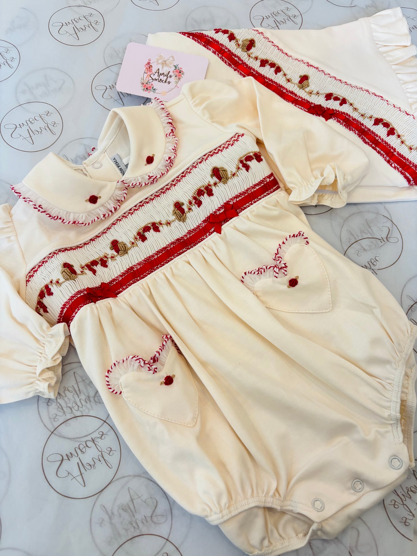 Girls Long Sleeve Robin Bubble Romper (With Or Without Blanket)
