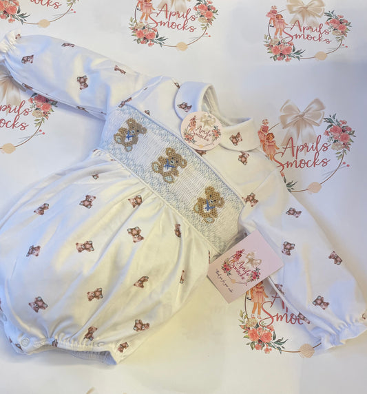 Teddy Bear Bubble Romper