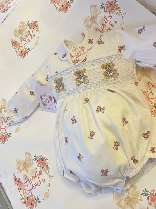 Teddy Bear Bubble Romper