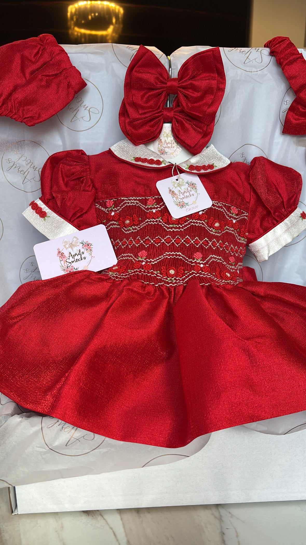 Sparkle Berry Red Shimmer Dress