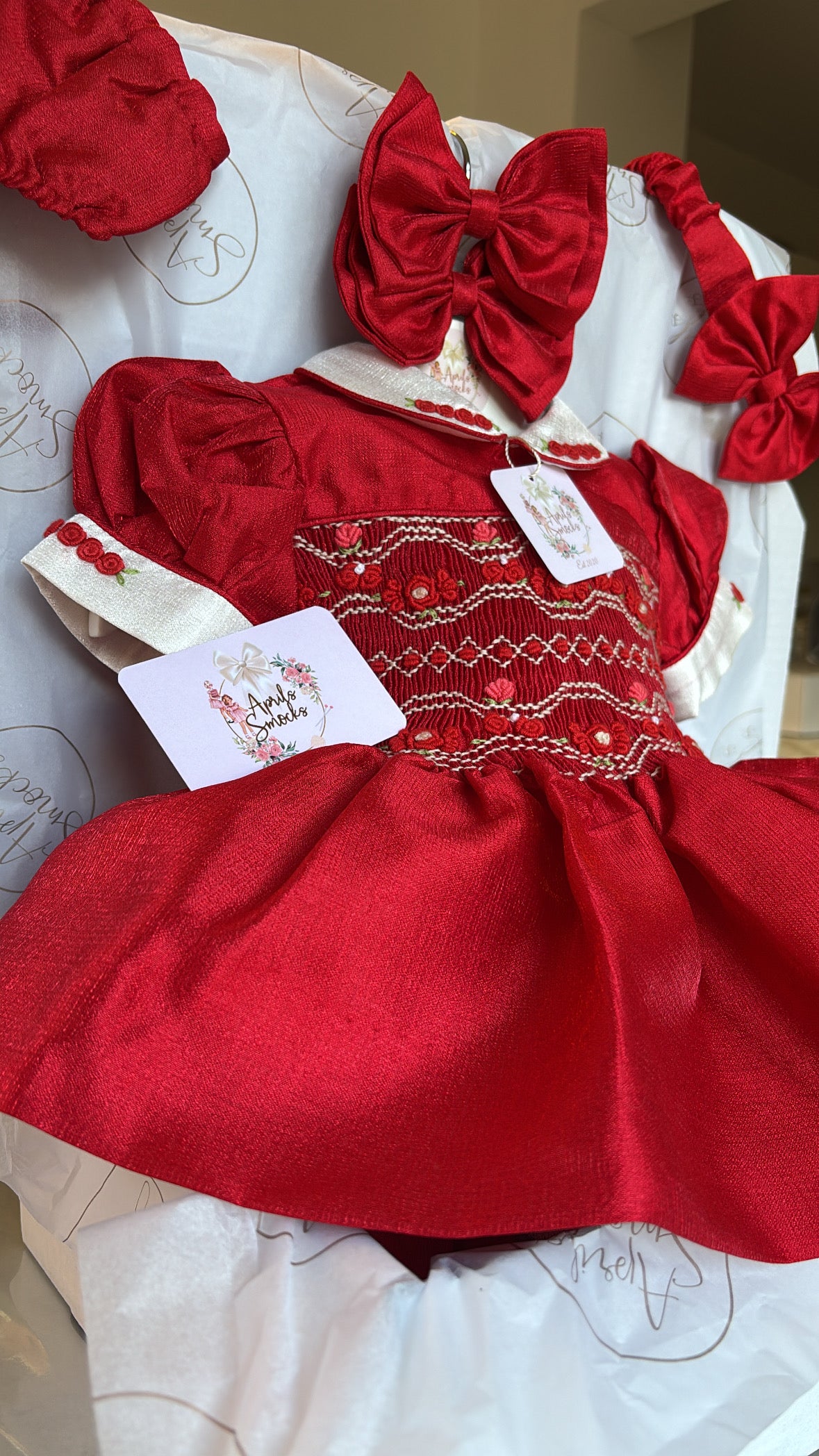 Sparkle Berry Red Shimmer Dress